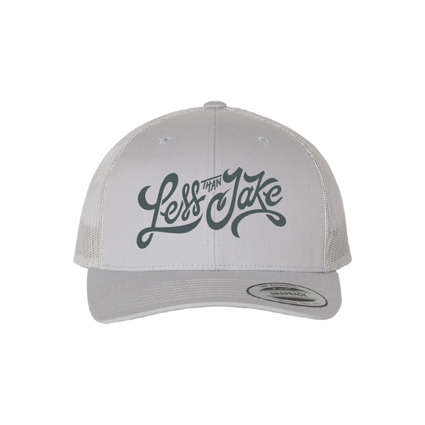 Less Than Jake - Silver Script Trucker Snapback