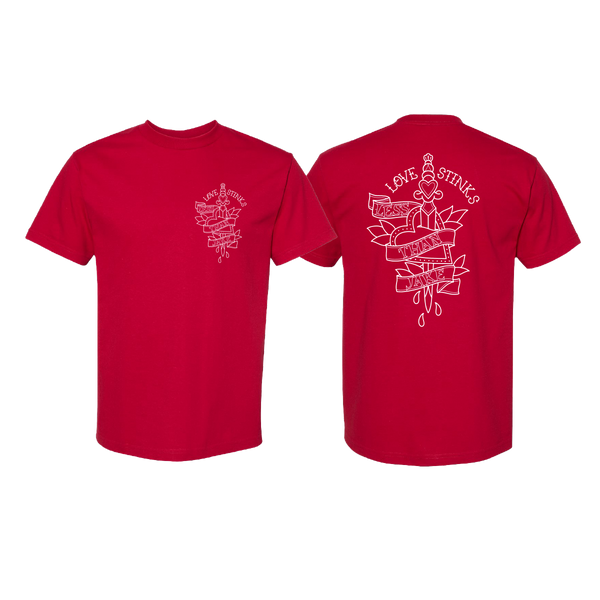 Less Than Jake - Valentine's Day "Love Stinks" T-Shirt